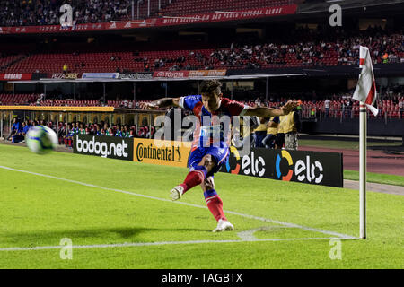 SÃO PAULO, SP, 22.05.2019: CALCIO - SÃO PAULO-BAHIA - Lancia durante una partita tra São Paulo e Bahia, valido per il round 16 del brasiliano C Foto Stock