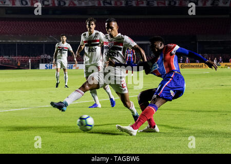 SÃO PAULO, SP, 22.05.2019: CALCIO - SÃO PAULO-BAHIA - Lancia durante una partita tra São Paulo e Bahia, valido per il round 16 del brasiliano C Foto Stock