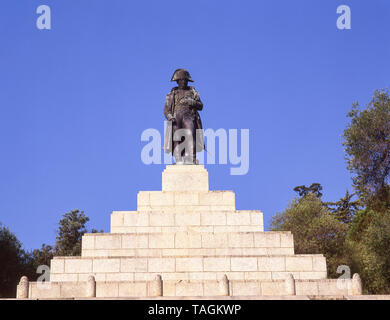 Monumento a Napoleone I, Ajaccio Corsica (Corse), Francia Foto Stock