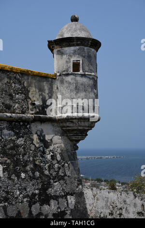 Fort San Miguel, Campeche, Messico Foto Stock