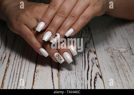 manicure Foto Stock