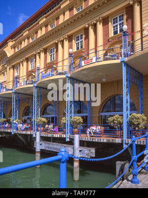 Il Ferry Building a Auckland, Waterfront Quay Street, Auckland, Regione di Auckland, Nuova Zelanda Foto Stock