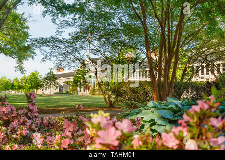 GREENVILLE, SC, Stati Uniti d'America - 2 maggio: Furman Hall a Furman University il 2 maggio 2019 a Greenville, nella Carolina del Sud. Foto Stock