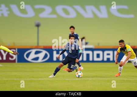 Mitsuki Saito (JPN), 23 maggio 2019 - Calcio : FIFA U-20 Coppa del Mondo in Polonia 2019 Gruppo B match tra Giappone 1-1 Ecuador a Bydgoszcz Stadium di Bydgoszcz (Polonia). (Foto di Mutsu KAWAMORI/AFLO) Foto Stock