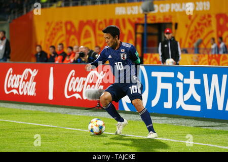 Mitsuki Saito (JPN), 23 maggio 2019 - Calcio : FIFA U-20 Coppa del Mondo in Polonia 2019 Gruppo B match tra Giappone 1-1 Ecuador a Bydgoszcz Stadium di Bydgoszcz (Polonia). (Foto di Mutsu KAWAMORI/AFLO) Foto Stock