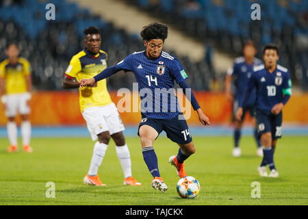 Jun Nishikawa (JPN), 23 maggio 2019 - Calcio : FIFA U-20 Coppa del Mondo in Polonia 2019 Gruppo B match tra Giappone 1-1 Ecuador a Bydgoszcz Stadium di Bydgoszcz (Polonia). (Foto di Mutsu KAWAMORI/AFLO) Foto Stock