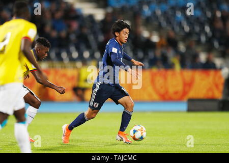 Jun Nishikawa (JPN), 23 maggio 2019 - Calcio : FIFA U-20 Coppa del Mondo in Polonia 2019 Gruppo B match tra Giappone 1-1 Ecuador a Bydgoszcz Stadium di Bydgoszcz (Polonia). (Foto di Mutsu KAWAMORI/AFLO) Foto Stock