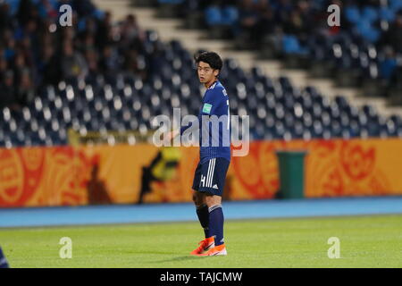 Jun Nishikawa (JPN), 23 maggio 2019 - Calcio : FIFA U-20 Coppa del Mondo in Polonia 2019 Gruppo B match tra Giappone 1-1 Ecuador a Bydgoszcz Stadium di Bydgoszcz (Polonia). (Foto di Mutsu KAWAMORI/AFLO) Foto Stock