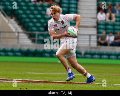 Londra, Regno Unito. 26 Maggio, 2019. Jamie Barden di Inghilterra durante la HSBC Londra 7s tra Inghilterra e Samoa a Twickenham il 26 maggio 2019 Credit: Azione Foto Sport/Alamy Live News Foto Stock