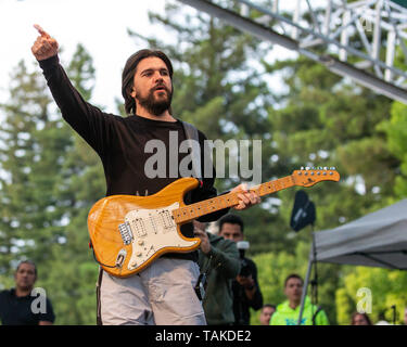 25 maggio 2019 - Napa California, Stati Uniti - Latino musicista JUANES (Juan Esteban ARISTIZABAL VASQUEZ) durante la BottleRock Music Festival in Napa California (credito Immagine: © Daniel DeSlover/ZUMA filo) Foto Stock