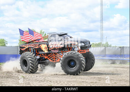 Aranis Klaas monster truck show di Norrkoping, Svezia il 26 maggio 2019 Foto Stock