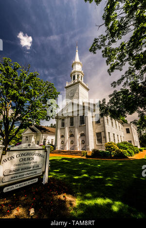 Avon Chiesa congregazionale   Avon, Connecticut, Stati Uniti d'America Foto Stock