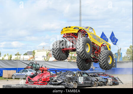 Aranis Klaas monster truck show di Norrkoping, Svezia il 26 maggio 2019 Foto Stock