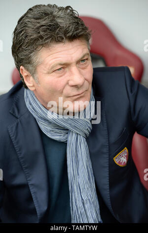 26 maggio 2019, Stadio Olimpico Grande Torino, Torino, Italia; di calcio della Serie A, Torino contro la Lazio; Walter Mazzarri di Torino FC Foto Stock