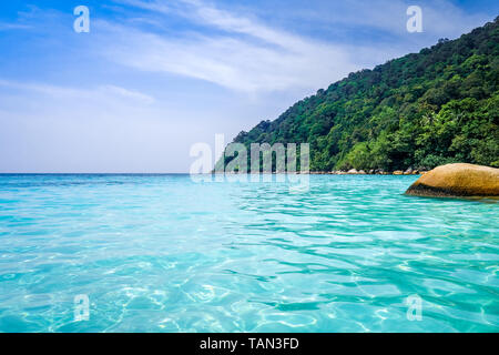 Turtle Sanctuary Beach, Perhentian Islands, Terengganu, Malaysia Foto Stock