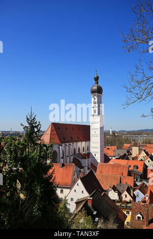 Mariä assunta monumenti di Landsberg am Lech Foto Stock