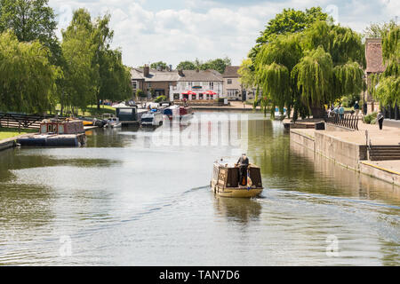 Ely riverside, Cambridgeshire, England, Regno Unito Foto Stock