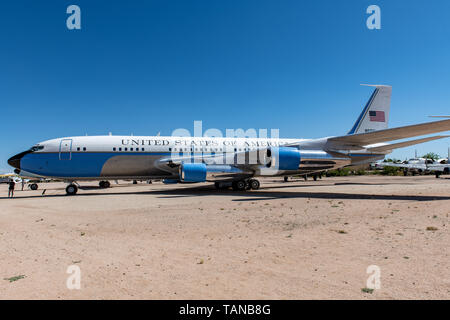 Boeing VC-137B "Air Force One' al Pima Air & Space Museum di Tucson, Arizona, Stati Uniti d'America Foto Stock