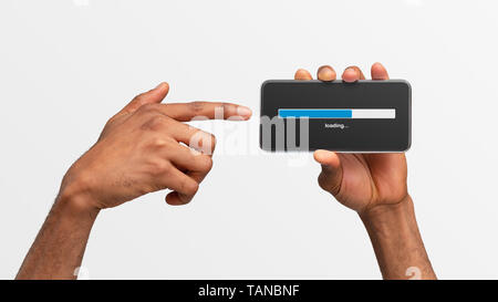 Nuovo anno digitale concept Foto Stock