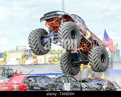 Aranis Klaas monster truck show di Norrkoping, Svezia il 26 maggio 2019 Foto Stock