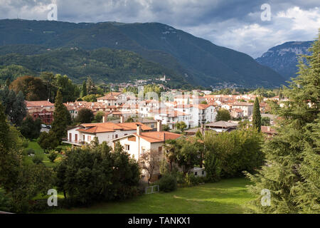 Bassano Del Grappa cityscape vista. Foto Stock
