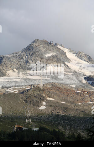 Ghiacciaio. Alpes suisses. Foto Stock