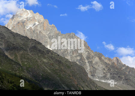 Alpes suisses. Vue depuis le col de la Forclaz. Suisse. Foto Stock