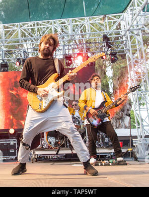 25 maggio 2019 - Napa California, Stati Uniti - Latino musicista JUANES (Juan Esteban ARISTIZABAL VASQUEZ) durante la BottleRock Music Festival in Napa California (credito Immagine: © Daniel DeSlover/ZUMA filo) Foto Stock