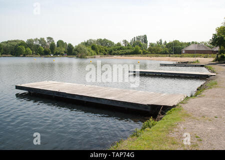 Parc park Rieulay Francia settentrionale Etang des Argales Foto Stock