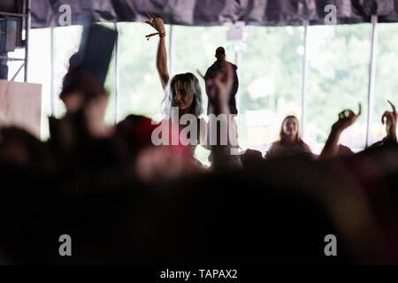 Hatfield, Regno Unito, 26 maggio 2019. Folle a Slam Dunk Sud Festival. Credito: Richard Etteridge / Alamy Live News Foto Stock