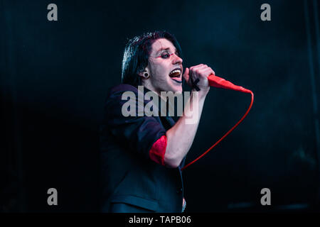 Hatfield, Regno Unito, 26 maggio 2019. Come si esegue presso la Slam Dunk Sud Festival, Hatfield. Essa è il Regno Unito il più grande un giorno indipendenti festival rock. Credito: Richard Etteridge / Alamy Live News Foto Stock