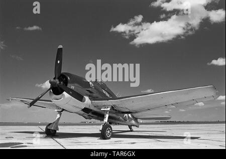 WWII Grumman F6F Hellcat Navy/Marine fighter aereo Foto Stock