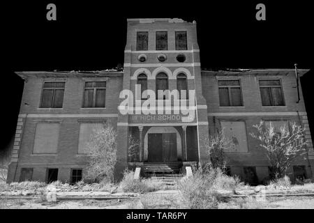 Abbandonata, haunted edifici Foto Stock