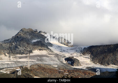 Ghiacciaio. Alpes suisses. Foto Stock