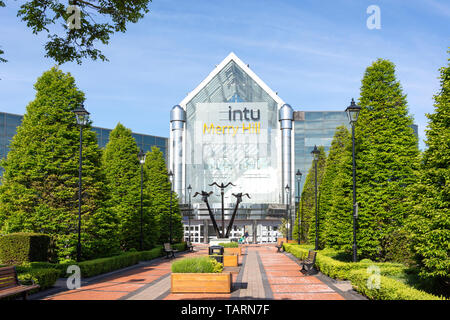 Ingresso Intu Merry Hill Shopping Centre, Brierley Hill, West Midlands, England, Regno Unito Foto Stock