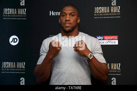 Anthony Joshua a Mondrian Park Avenue, New York. Foto Stock