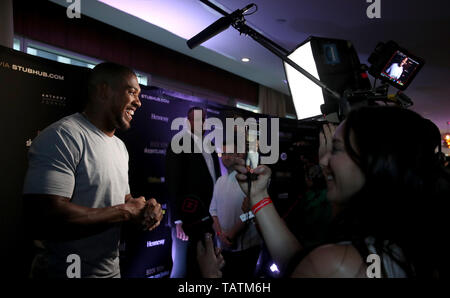 Anthony Joshua a Mondrian Park Avenue, New York. Foto Stock