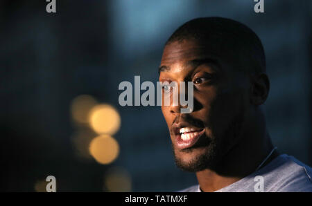 Anthony Joshua a Mondrian Park Avenue, New York. Foto Stock