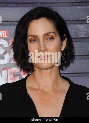 Los Angeles, CA, Stati Uniti d'America. 28 Maggio, 2019. Carrie-Anne Moss presso gli arrivi per JESSICA JONES Stagione 3 Premiere su Netflix, ArcLight Hollywood, Los Angeles, CA Maggio 28, 2019. Credito: Elizabeth Goodenough/Everett raccolta/Alamy Live News Foto Stock