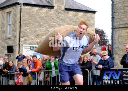 Tetbury Woolsack gare 2019 Foto Stock