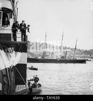 HMS Britannia, formazione Nave, Dartmouth Foto Stock