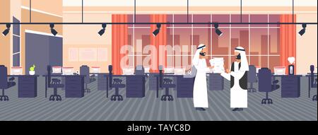 Oberato di lavoro imprenditore arabo con carta pila Documenti a araba boss termine duro processo di lavoro documenti creativi concetto co-centro di lavoro Illustrazione Vettoriale