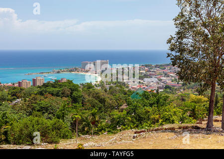 Alta Vista di Ocho Rios village, in St Ann's Parish, Giamaica, Foto Stock