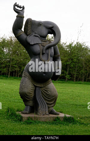 Il gruppo di musica e danza Ganeshas Foto Stock