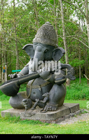 Il gruppo di musica e danza Ganeshas Foto Stock