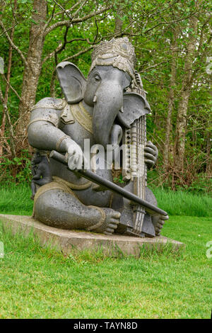 Il gruppo di musica e danza Ganeshas Foto Stock