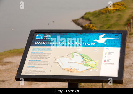 Hodbarrow Riserva Naturale in Millom, Cumbria, Regno Unito. Foto Stock