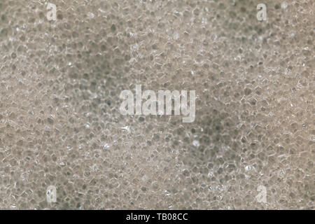 Primo piano della spugna da bagno texture. Foto Stock
