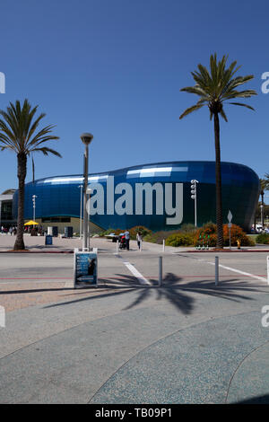 Visioni del Pacifico presso l'Aquarium del Pacifico, Long Beach, CA, Stati Uniti d'America Foto Stock