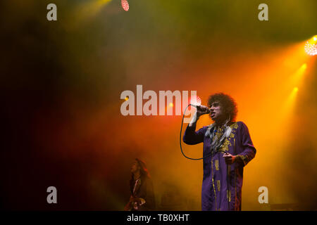 Lead singer Josh Kiszka - Greta Van Fleet effettuare a Toronto, Canada Foto Stock